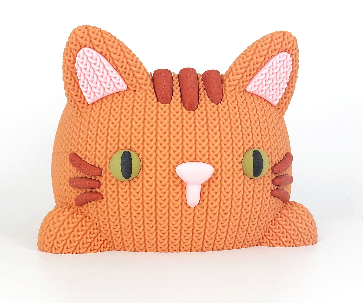 Garnschale Katze gestrickt