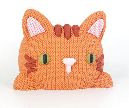 Garnschale Katze gestrickt