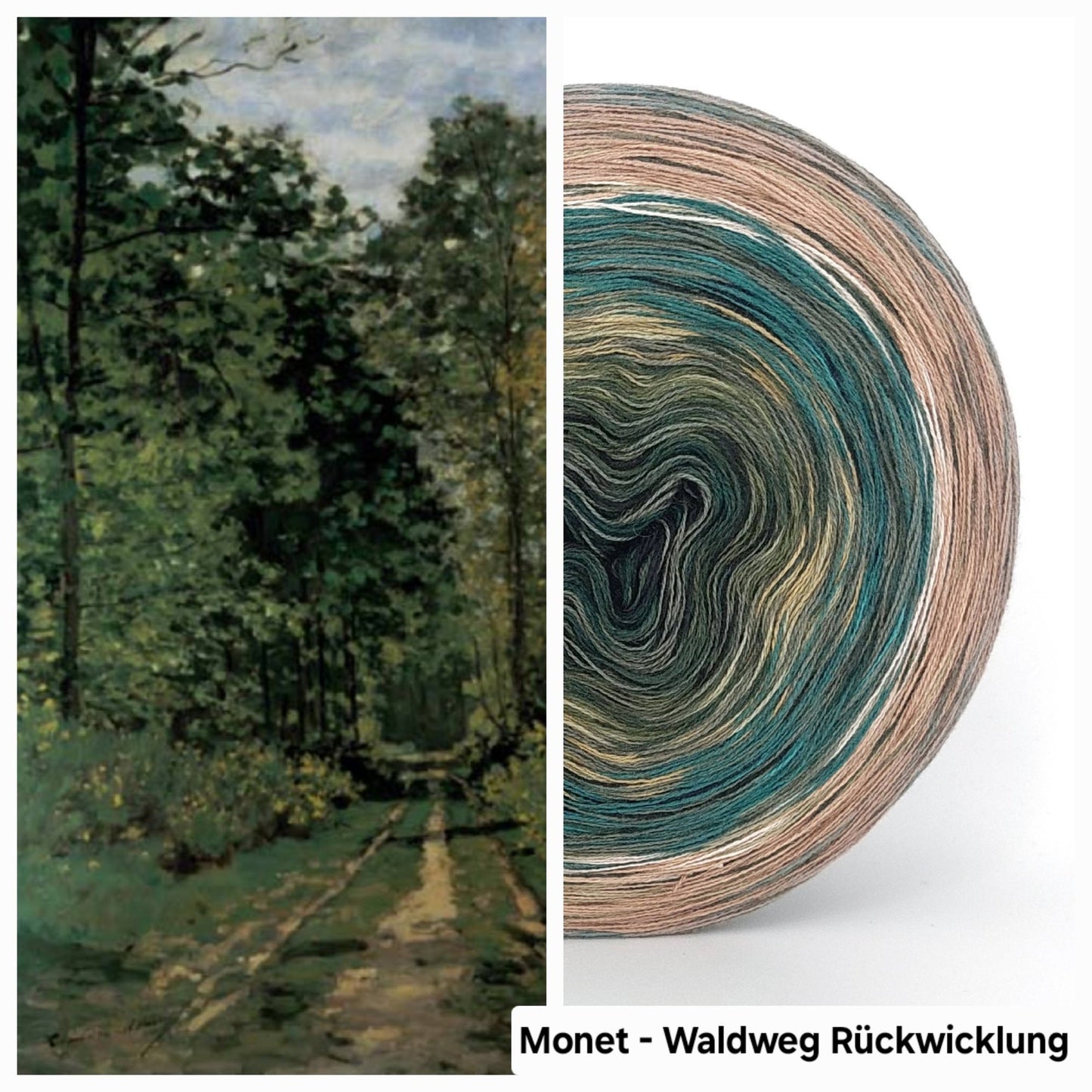 Bobbel Monet Waldweg