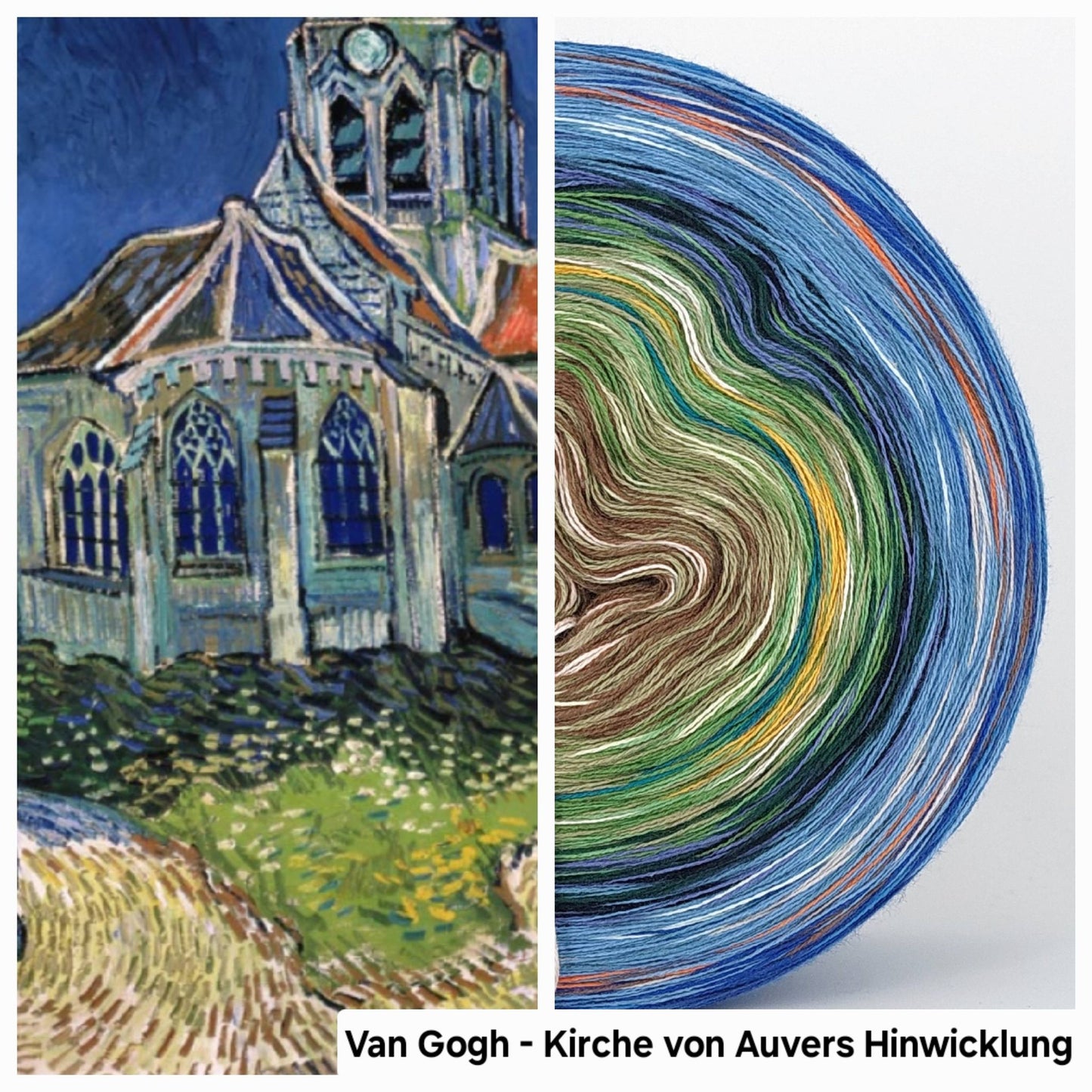 Bobbel Van Gogh  Kirche von Auvers