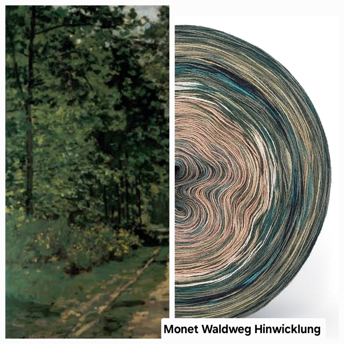 Bobbel Monet Waldweg