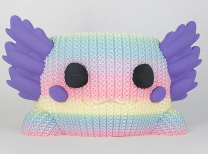 Verlaufsfabende Garnschale Axolotl