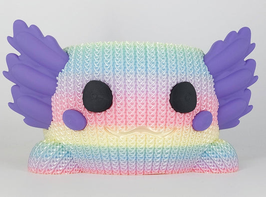 Verlaufsfabende Garnschale Axolotl