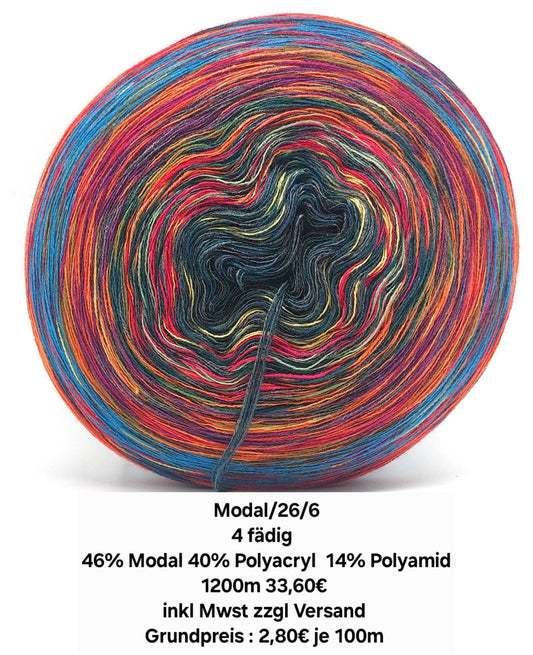 Modalmix Unikat 4 fädig 1200m