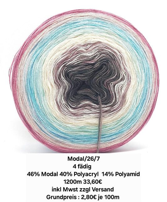 Modalmix Unikat 4 fädig 1200m