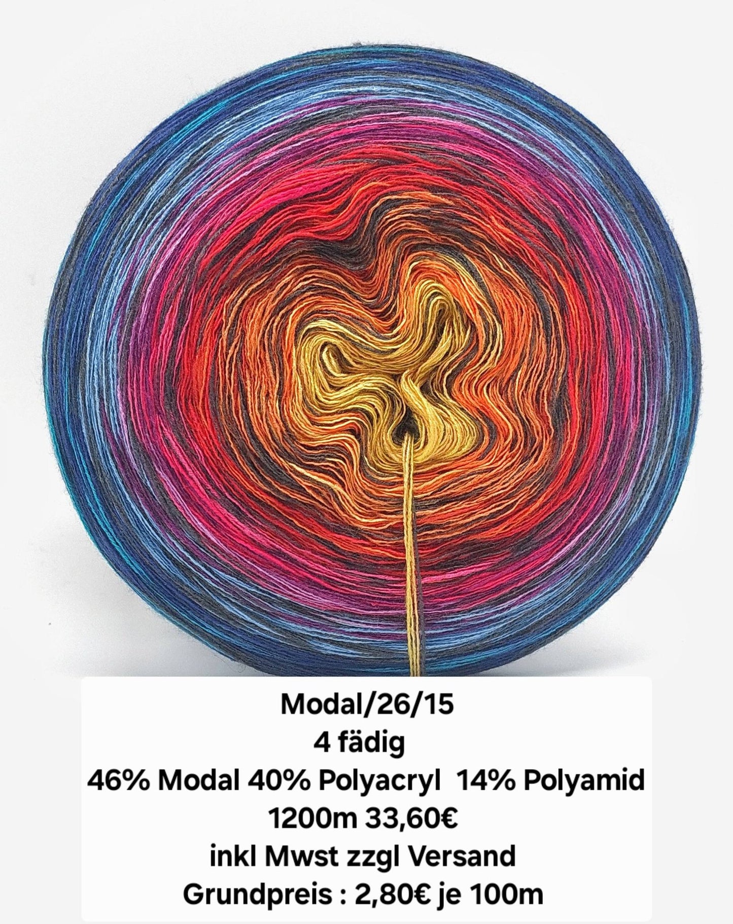 Modalmix Unikat 4 fädig 1200m