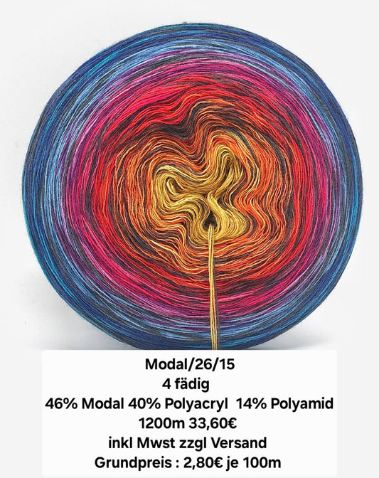 Modalmix Unikat 4 fädig 1200m