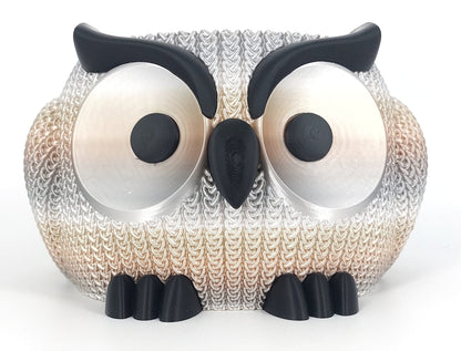 Rainbow Garnschale Eule gestrickt