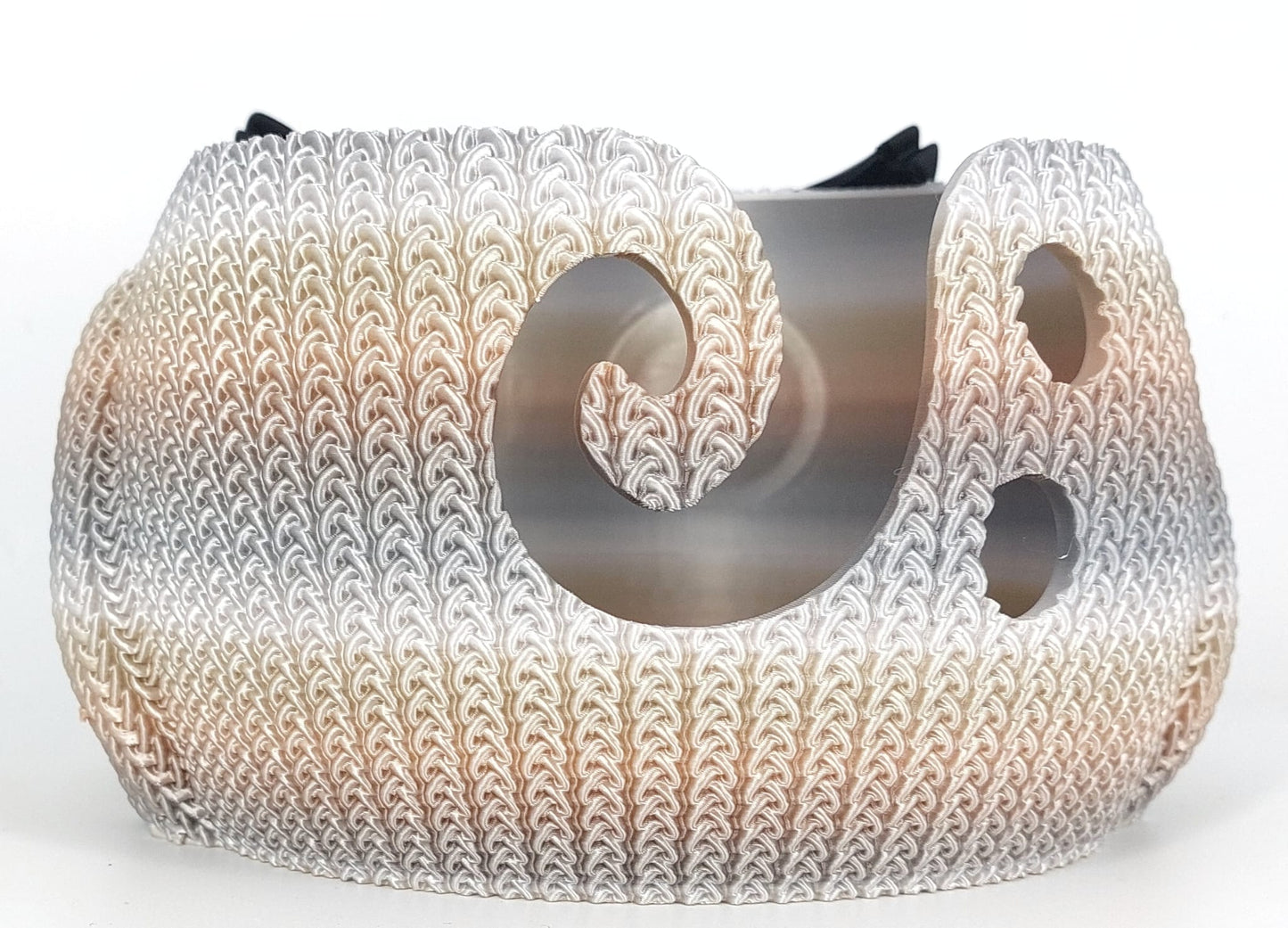 Rainbow Garnschale Eule gestrickt