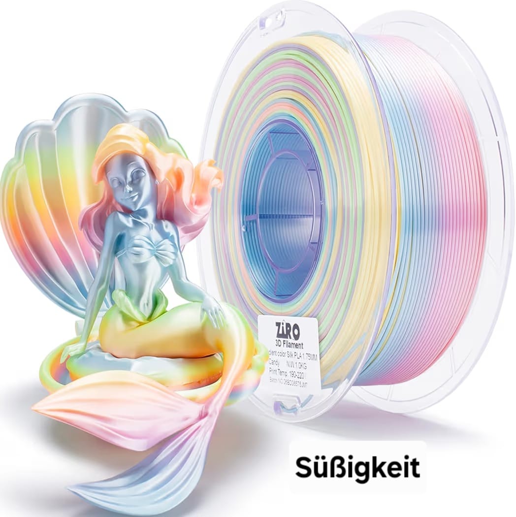 Rainbow Garnschale Eule gestrickt