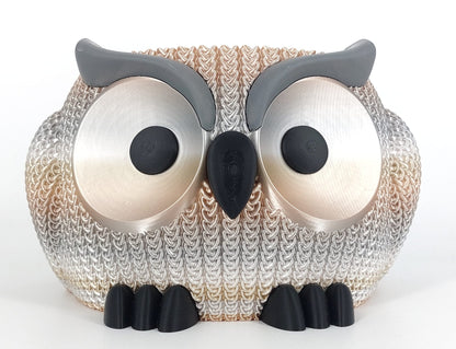 Rainbow Garnschale Eule gestrickt