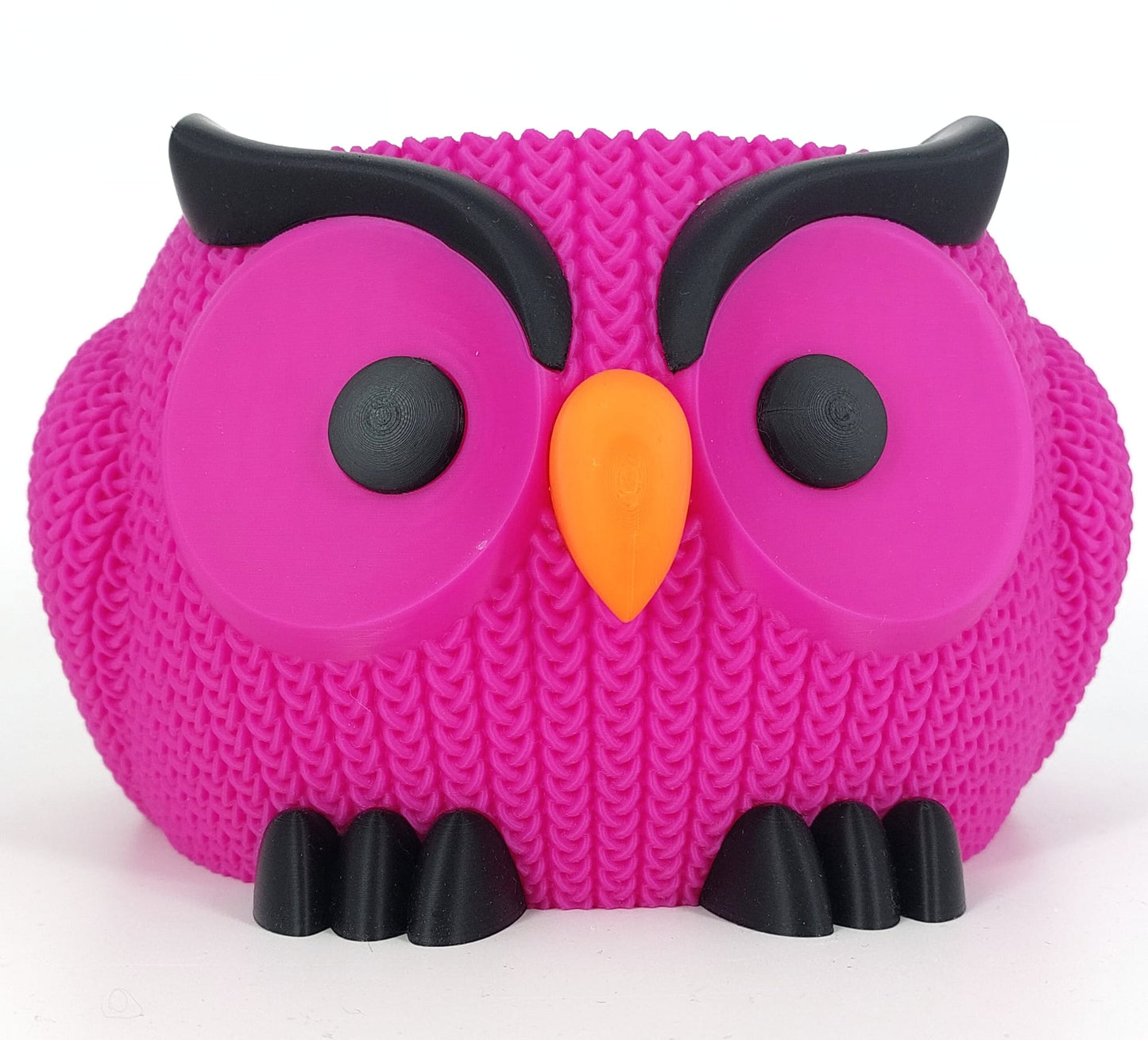 Garnschale Eule gestrickt