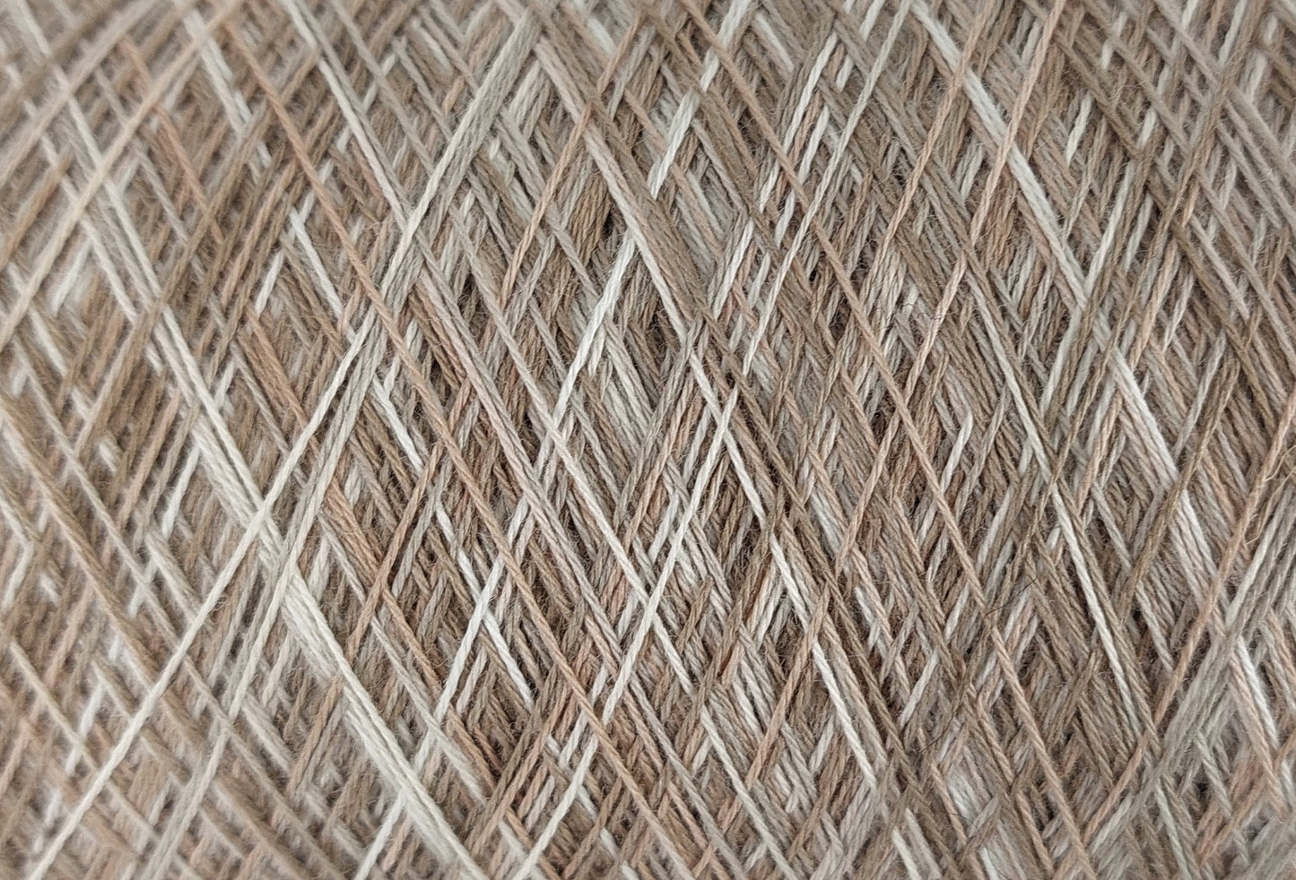 Erdig 100% Baumwolle Regenbogengarn 1000m