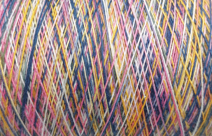 Rainbow White 100% Baumwolle Regenbogengarn 1000m