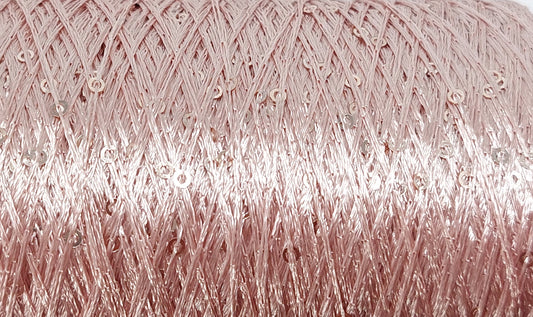 Rosa Paliettengarn 500m