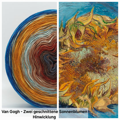 Bobbel Van Gogh Zwei geschnittene Sonnenblumen