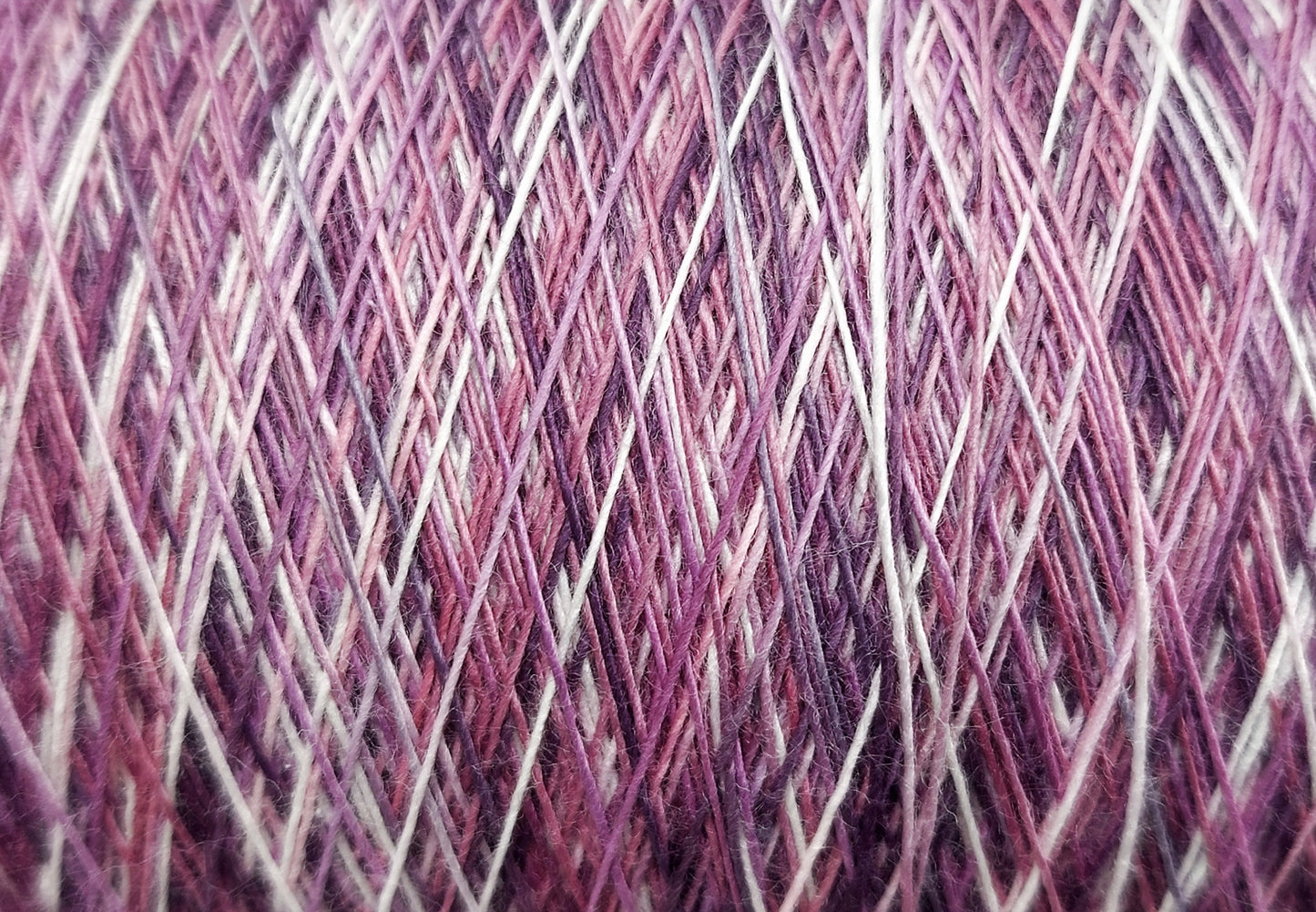 Lilac 100% Baumwolle Regenbogengarn 1000m