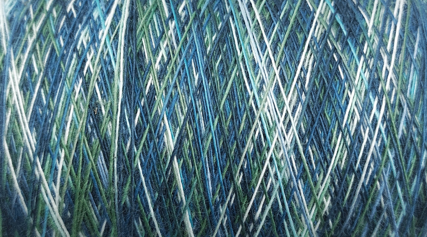 Emerald 100% Baumwolle Regenbogengarn 1000m