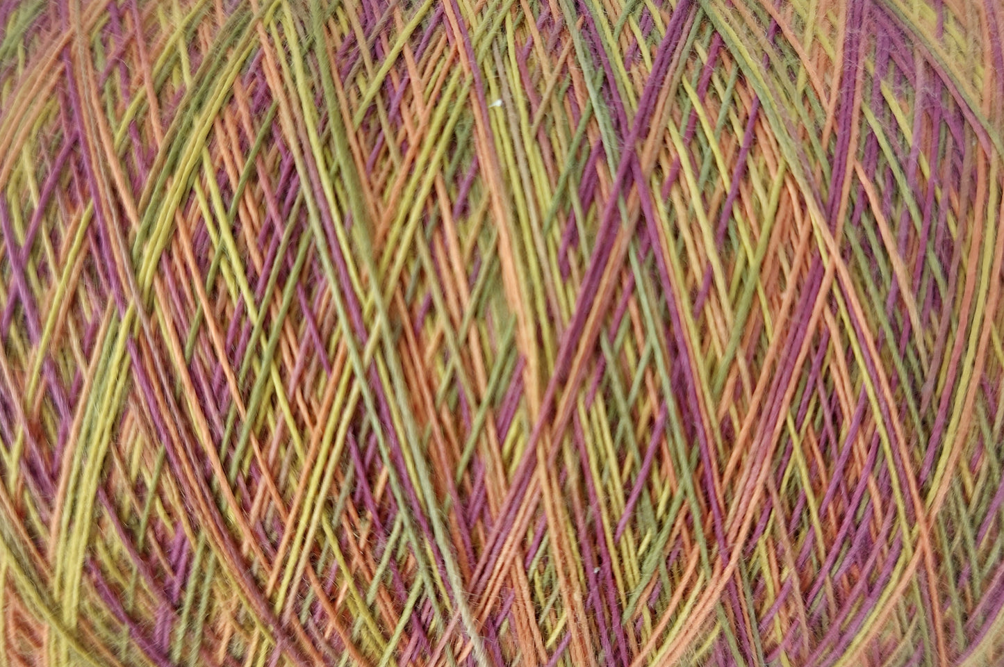 Fall 100% Baumwolle Regenbogengarn 1000m