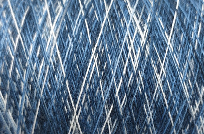 Deep Blue 100% Baumwolle Regenbogengarn 1000m