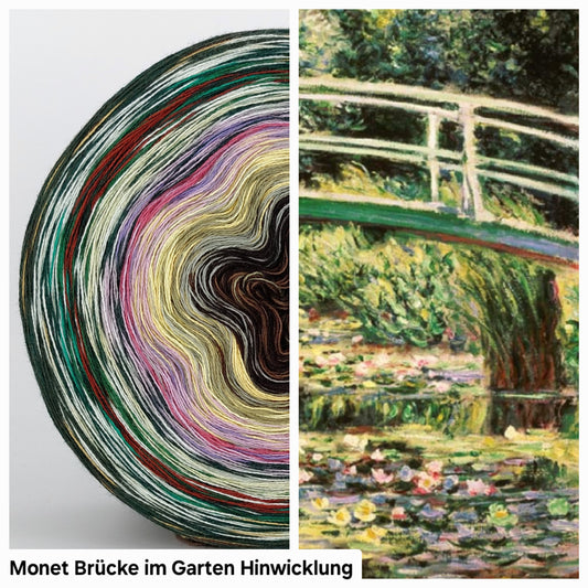 Bobbel Monet Brücke im Garten