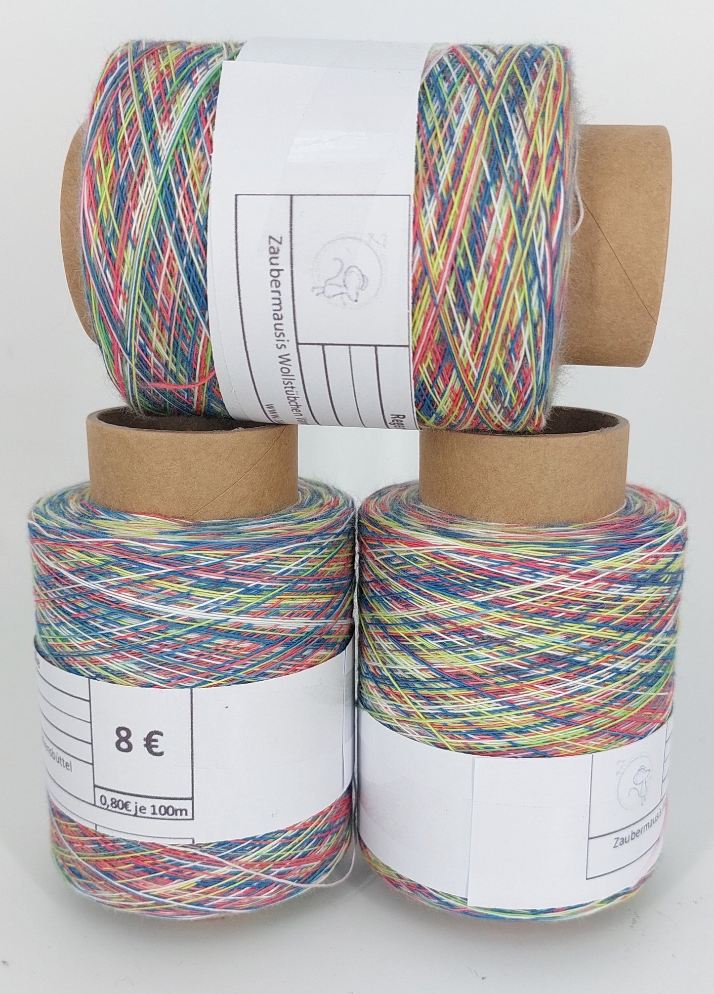 Rainbow Light 100% Baumwolle Regenbogengarn 1000m