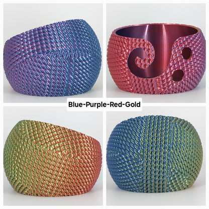 Verlaufsfarbende Garnschale Woll Design