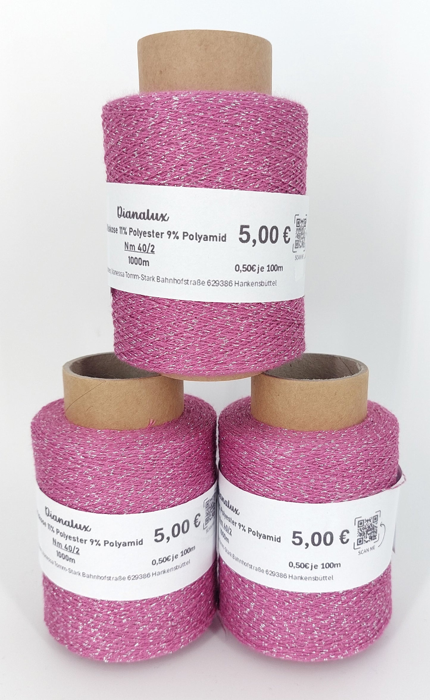 Ummanteltes Glitzer Dianalux 1000m